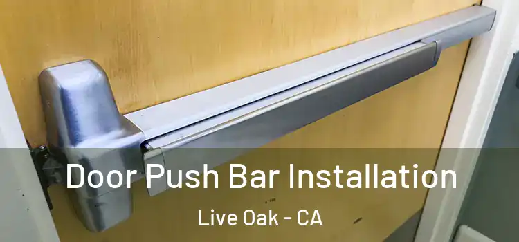  Door Push Bar Installation Live Oak - CA