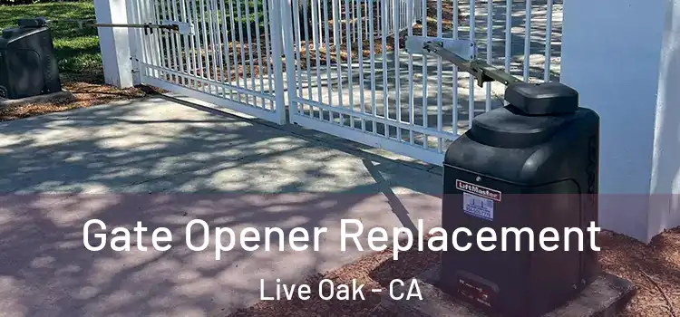 Gate Opener Replacement Live Oak - CA